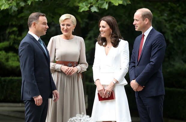 The Duke And Duchess Of Cambridge Visit Poland - Day 1