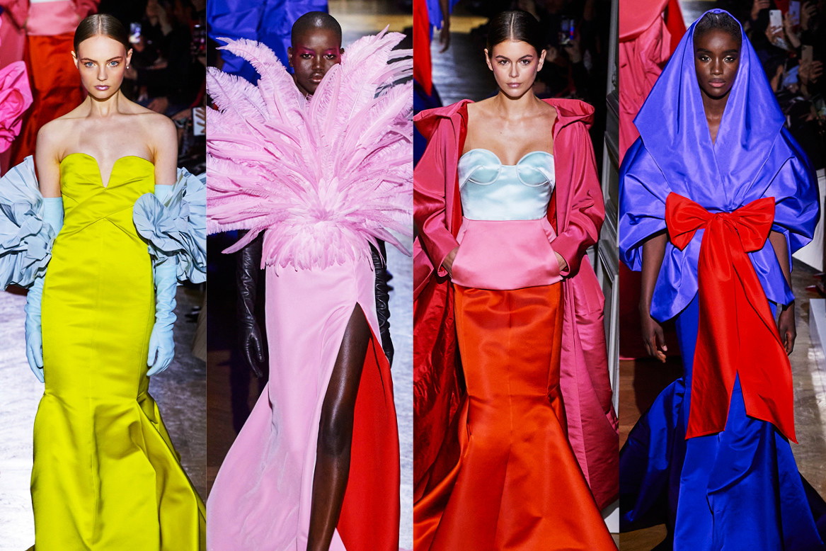 Valentino pokaz haute couture wiosna 2020 trendy