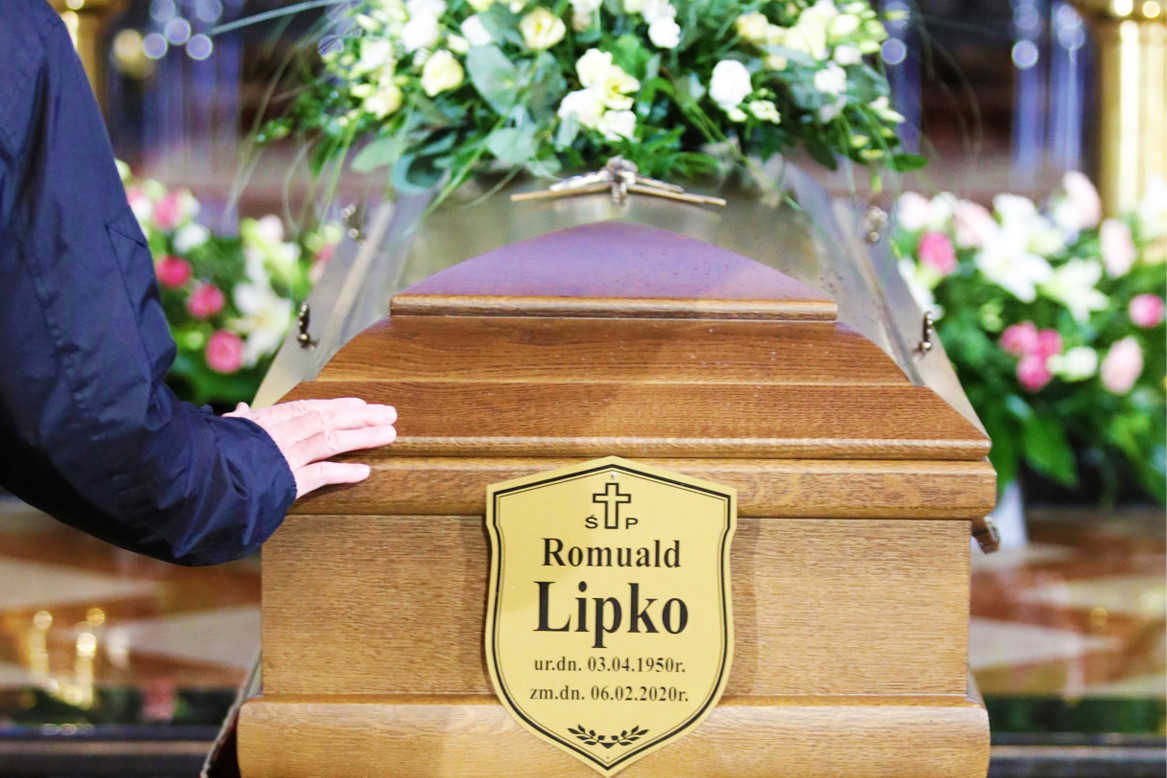 Romuald Lipko, pogrzeb