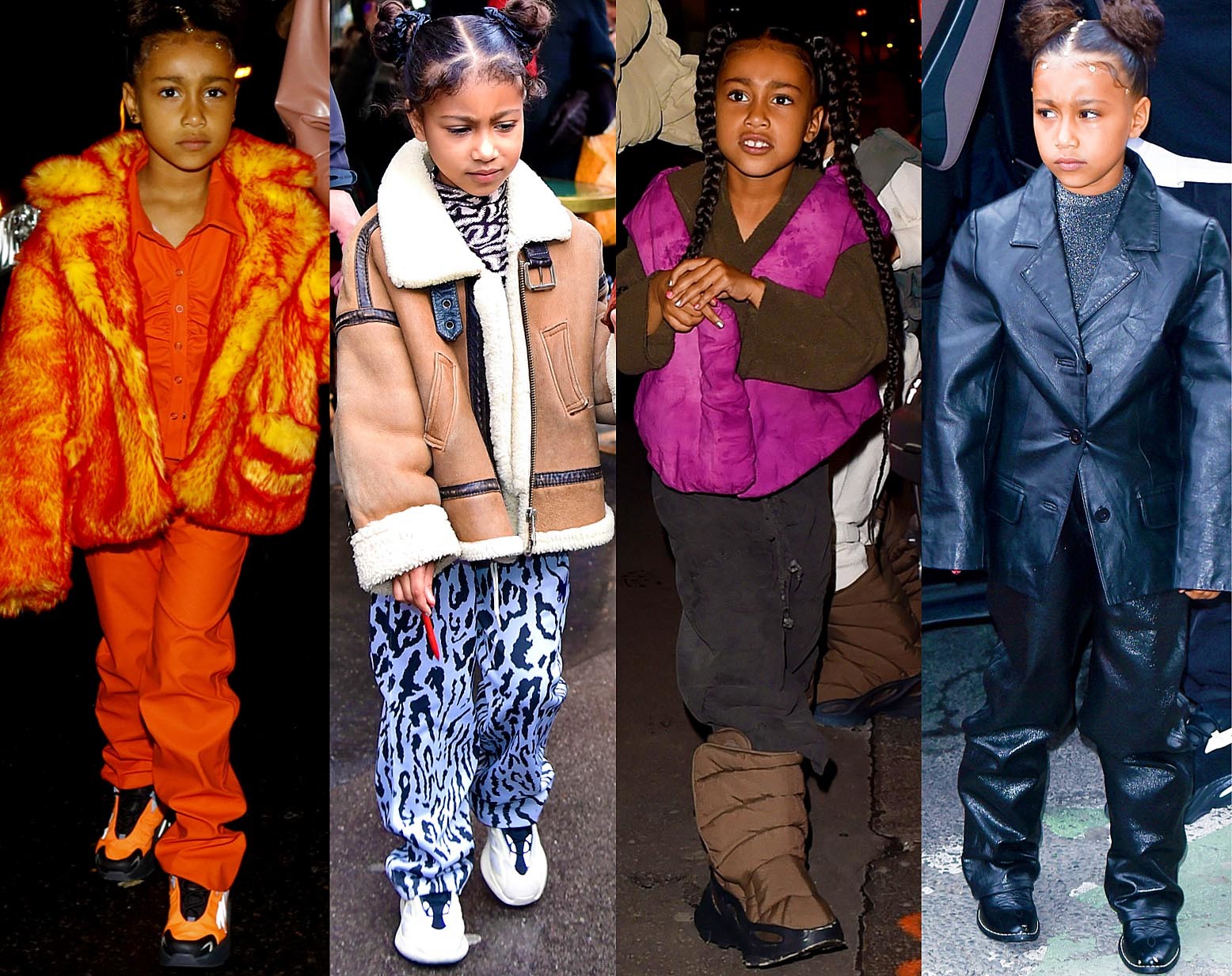 Stylizacje North West  córki Kim Kardashian z Paryża 2020