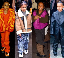 Stylizacje North West córki Kim Kardashian z Paryża 2020