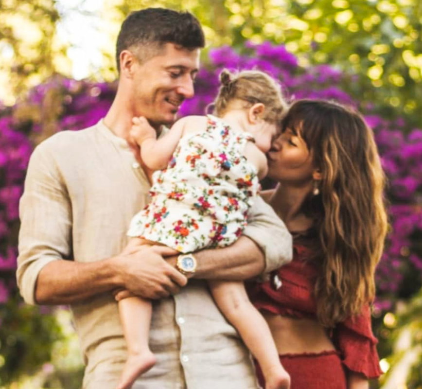 Anna Lewandowska, Robert Lewandowski, Klara Lewandowska