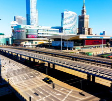 opustoszała Warszawa, epidemia, koronawirus, marzec 2020