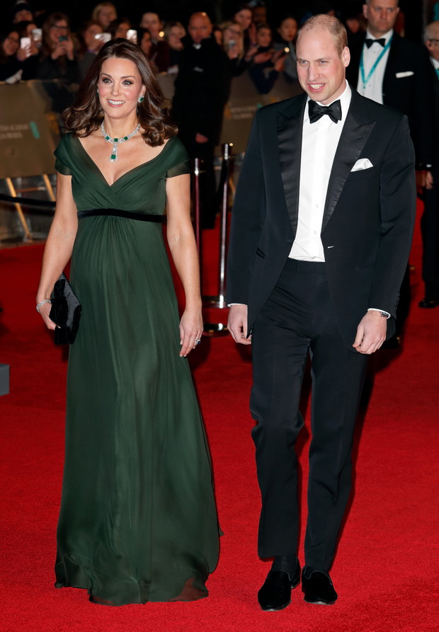 The Duke And Duchess of Cambridge Attend The EE British Academy Film Awards