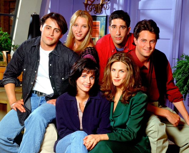Przyjaciele,Friends, Matt LeBlanc, Lisa Kudrow, David Schwimmer, Matthew Perry, Courteney Cox, Jennifer Aniston, 1994