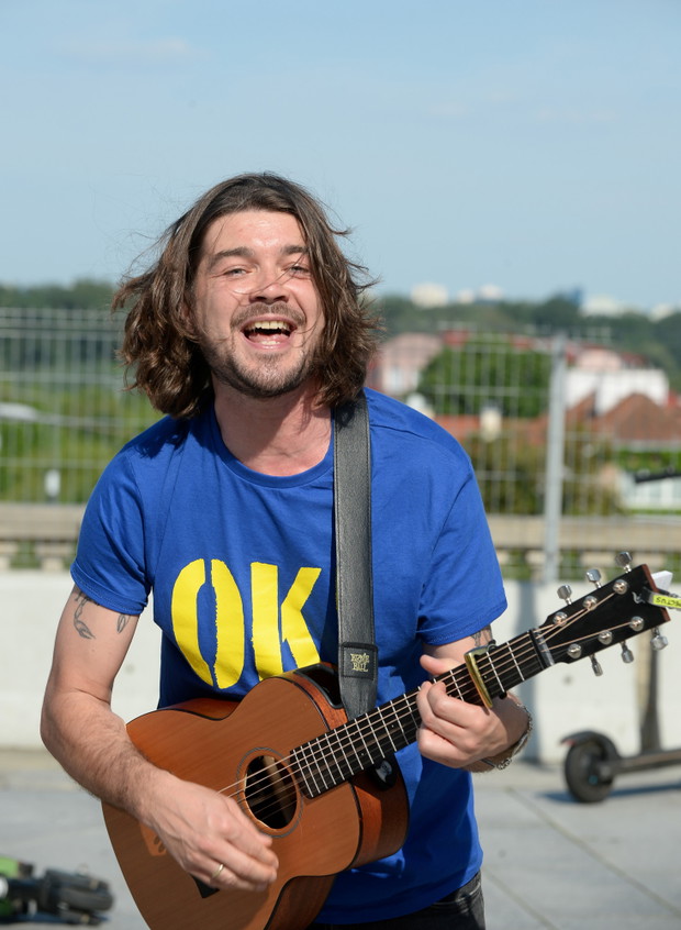 Happening muzyczny na placu Zamkowym