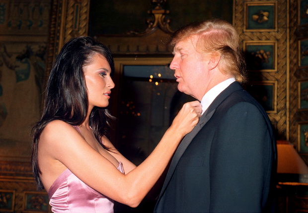 Knauss &amp; Trump At Mar-A-Lago