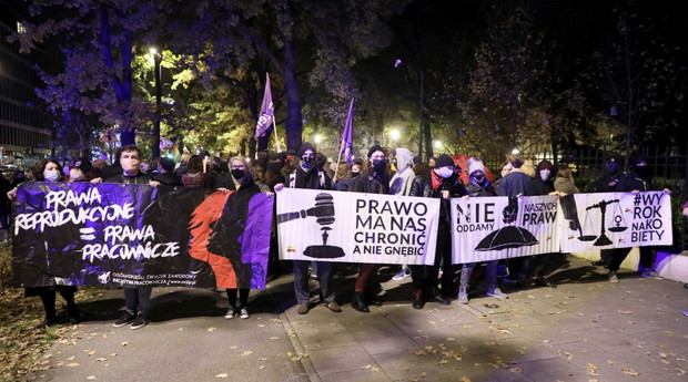 Protesty Strajku Kobiet po wyroku TK ws. aborcji