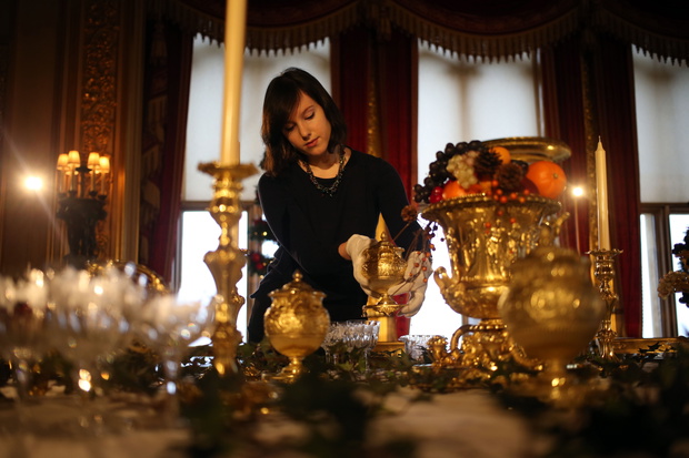 Christmas preparations at Windsor Castle