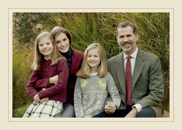 Royal Christmas Card - Spanish Royals