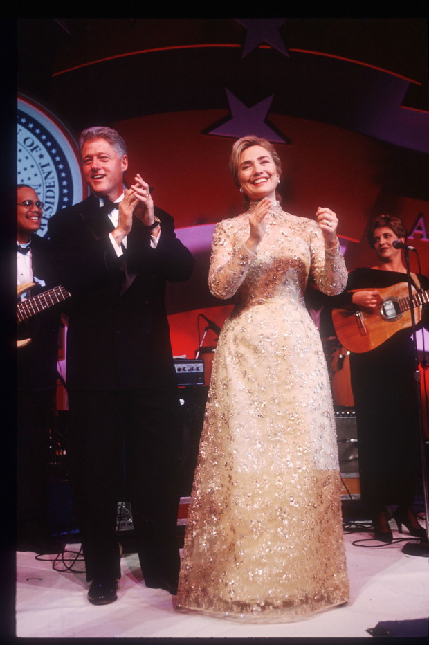 Clintons Celebrate At Inaugural Balls