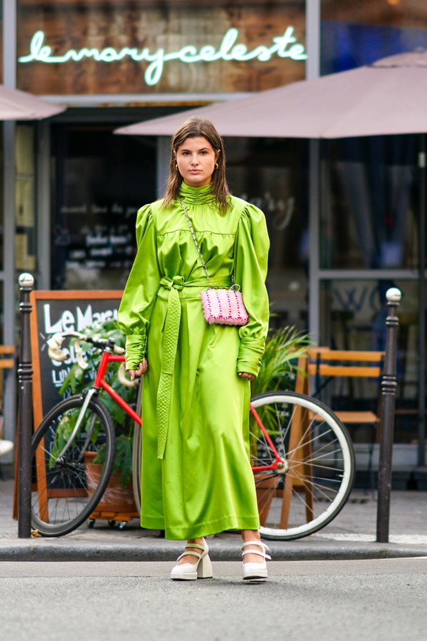 Street Style At Paris Fashion Week - Womenswear Spring Summer 2021 : Day Seven