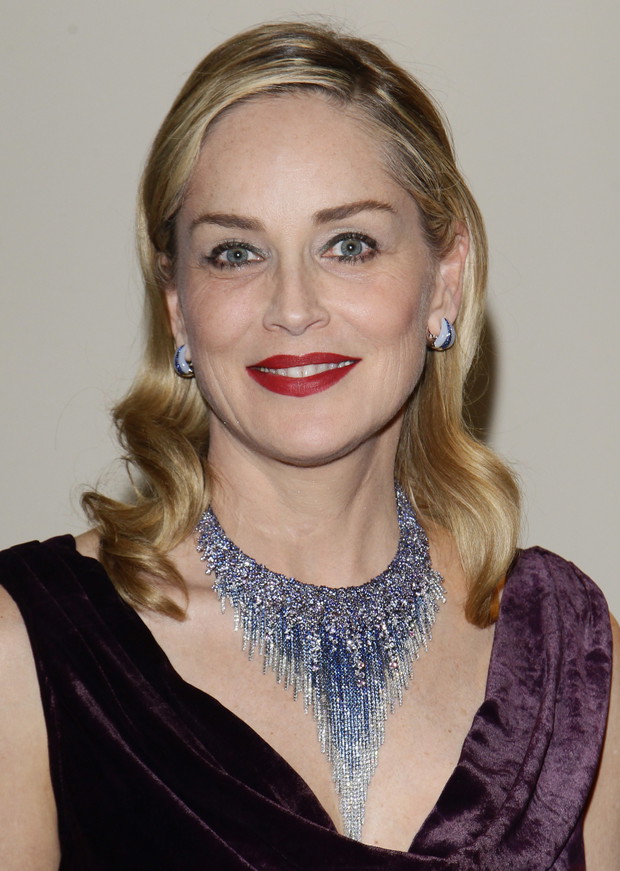 Sharon Stone Attends Cocktail Party At Damiani Flasghip Store