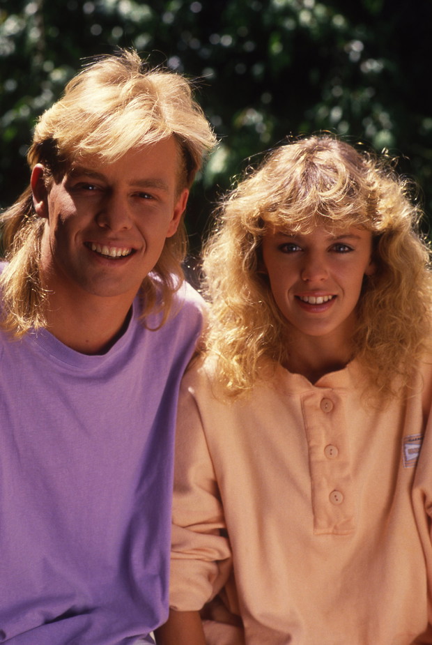 Kylie Minogue and Jason Donovan