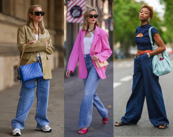 Baggy jeans, stylówki