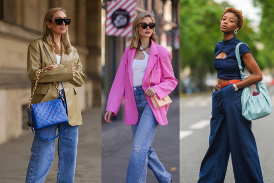 Baggy jeans, stylówki