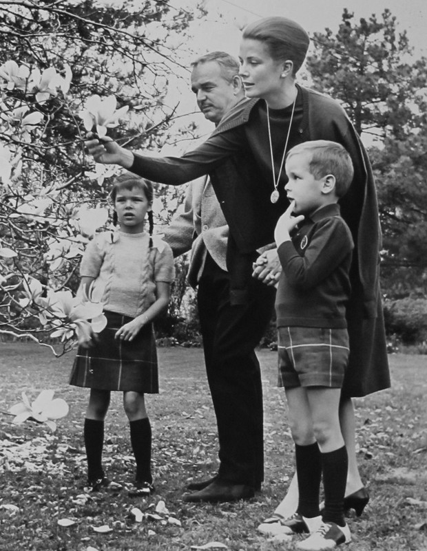 Princess Grace Of Monaco & Her Family