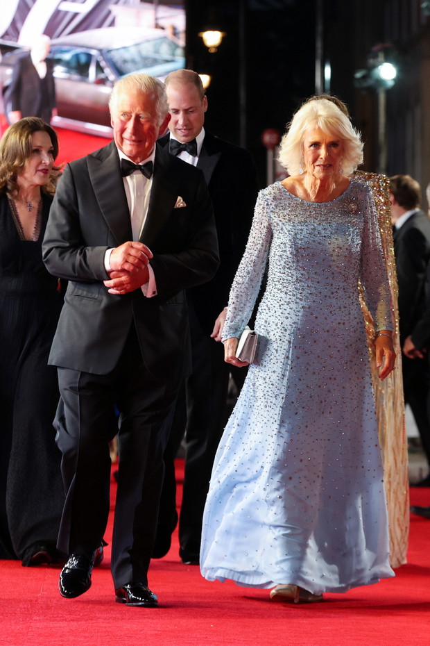 The Prince Of Wales And The Duchess of Cornwall, And The Duke And The Duchess Of Cambridge Attend The World Premiere Of “No Time to Die”