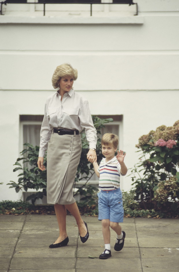 Diana And William At School