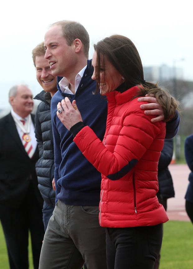 The Duke & Duchess Of Cambridge And Prince Harry Join Team Heads Together At A London Marathon Training Day