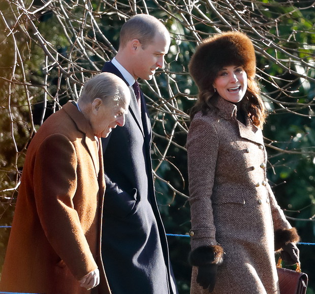 Members Of The Royal Family Attend St Mary Magdalene Church In Sandringham