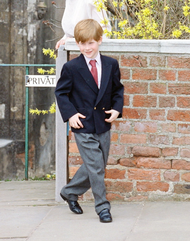 Prince Harry attends Easter Service 1991