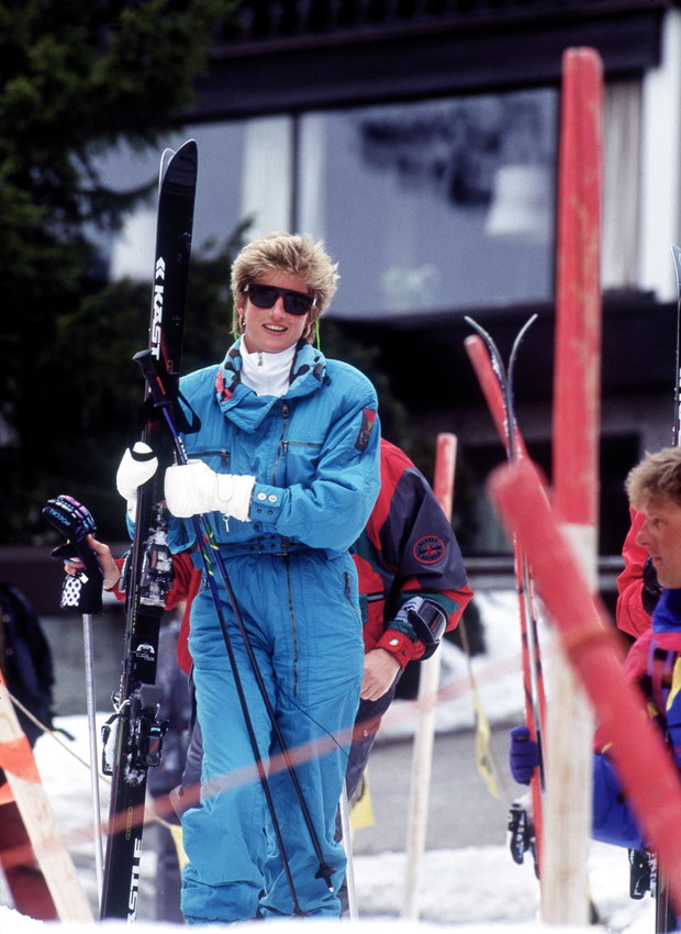Diana On Skiing Holiday