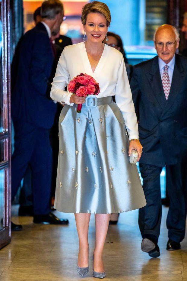 Queen Mathilde Of Belgium Attends International Music Concurs At Bozar In Brussels