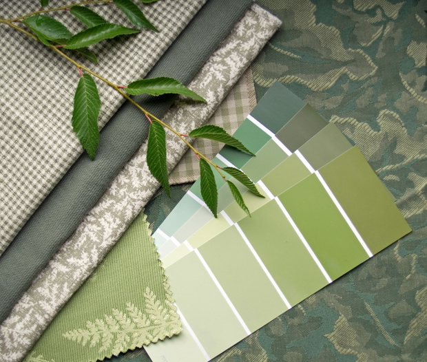 Earth tone interior design plan