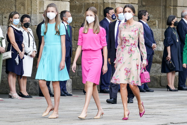 Spanish Royal Family Attends A National Offering To The Apostle Santiago