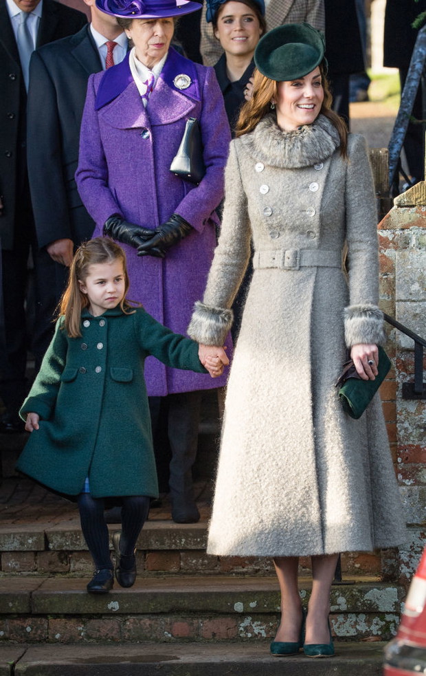The Royal Family Attend Church On Christmas Day