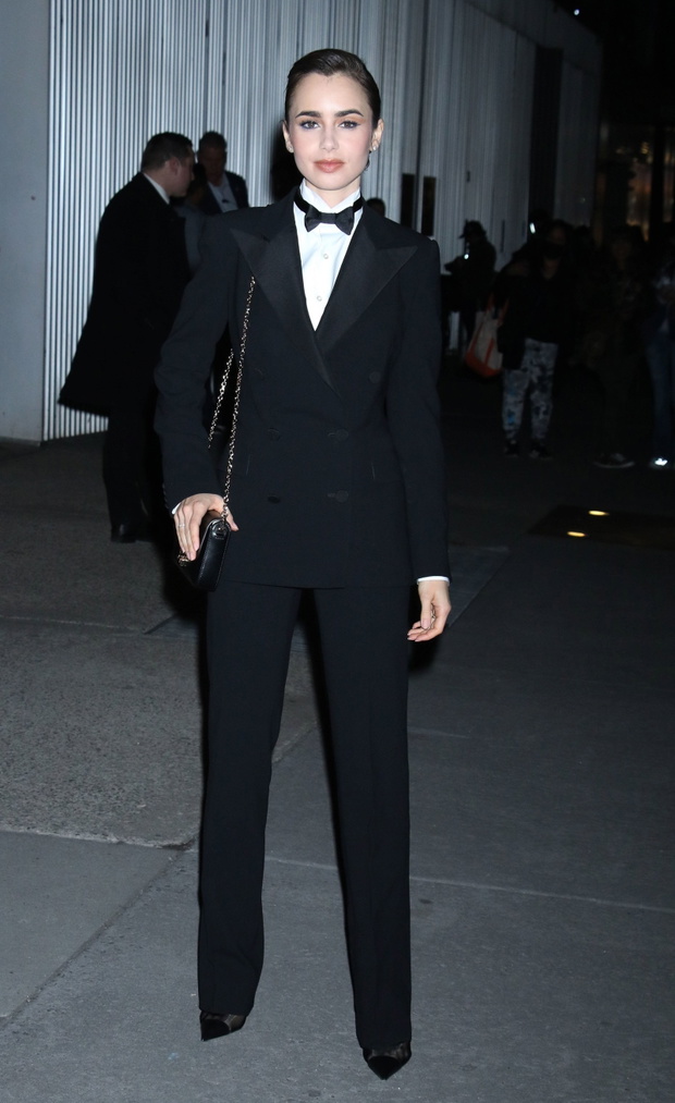 Outside Arrivals for Ralph Lauren Fall 2022 Fashion Show