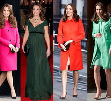 Ciążowe stylizacje księżnej Kate