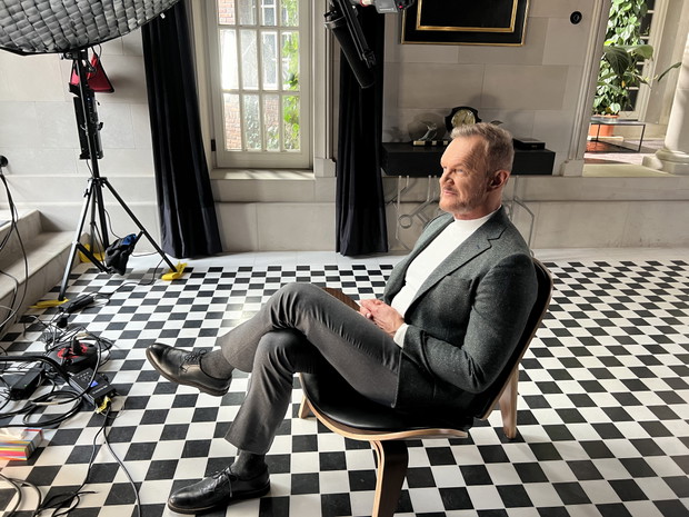 Cezary Pazura na planie filmu Ania