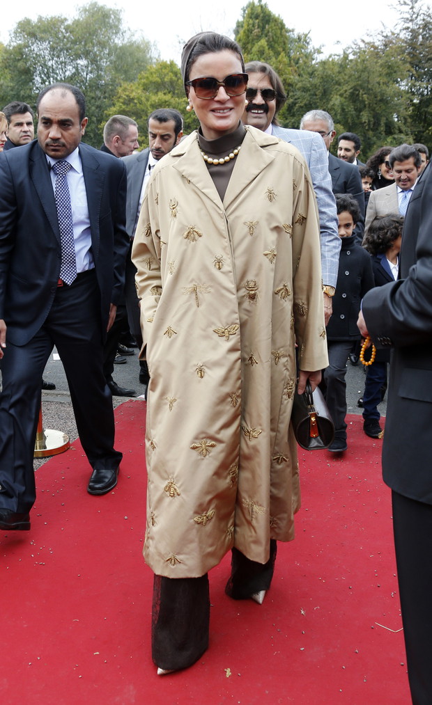 Celebrity At 'The Qatar Prix De L'Arc De Triomphe 2014' In Longchamp