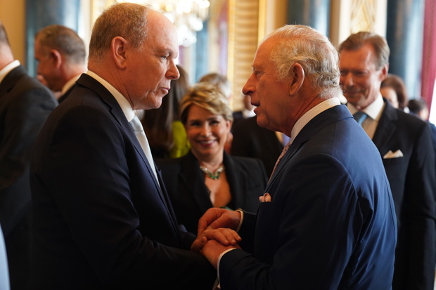 King Charles Hosts Reception At Buckingham Palace Ahead Of Coronation Day