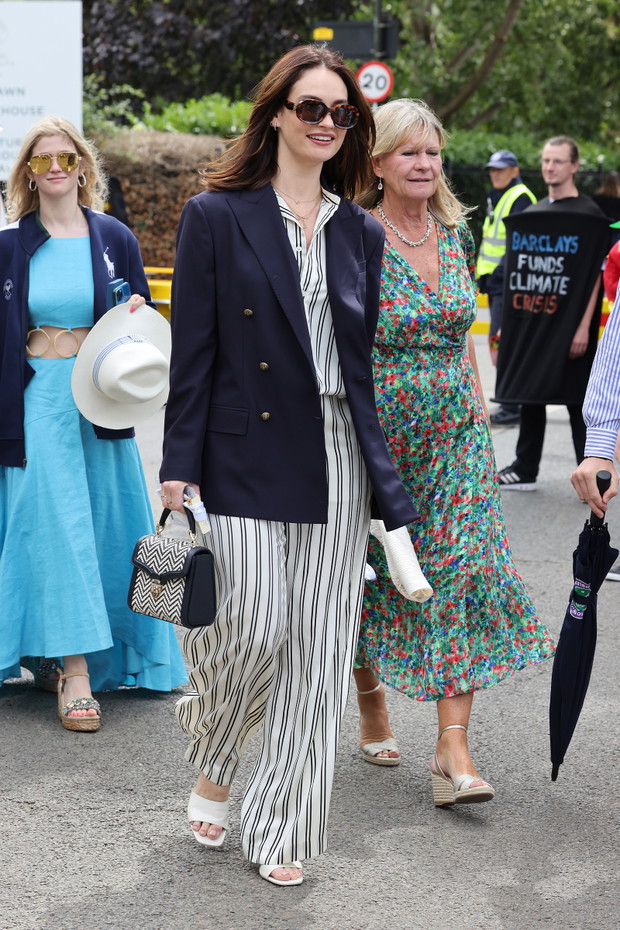 Celebrity Sightings At Wimbledon 2023 - Day 14