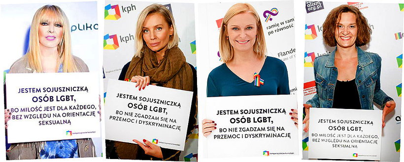Gwiazdy w kampanii „Ramię w ramię po równość”
