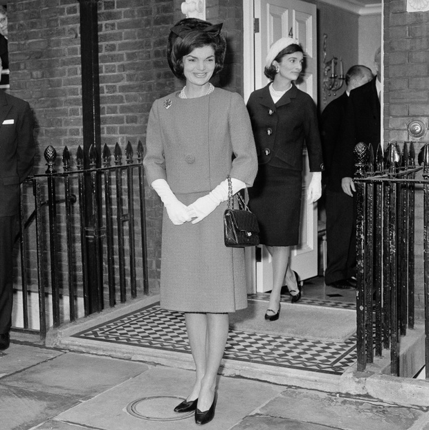 Jacqueline Kennedy Leaving Her Sister's Home
