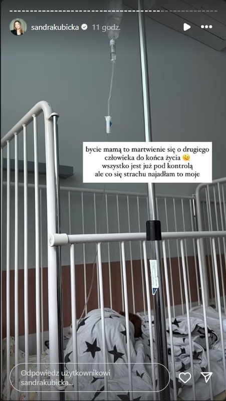 Syn Sandry Kubickiej trafił do szpitala