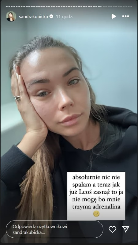 Syn Sandry Kubickiej trafił do szpitala