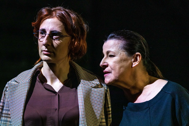 Katarzyna Z. Michalska, Dorota Kolak, Gdańsk, 17.11.2022. Próba sztuki "Plac Bohaterów"