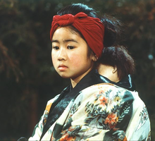 Ayako Kobayashi, kadr z serialu "Oshin". 1983–1984