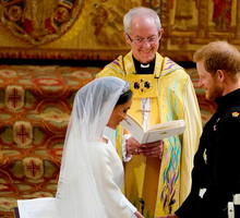 Książę Harry i Meghan Markle przysięga