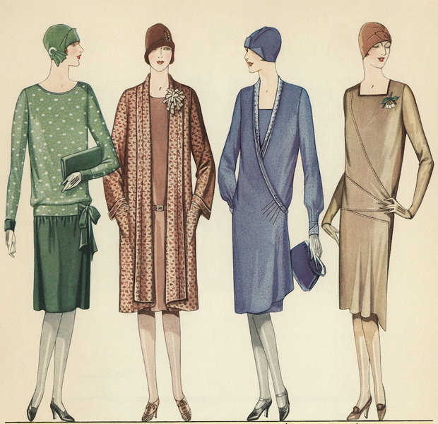 Flappers Modelling Outfits
