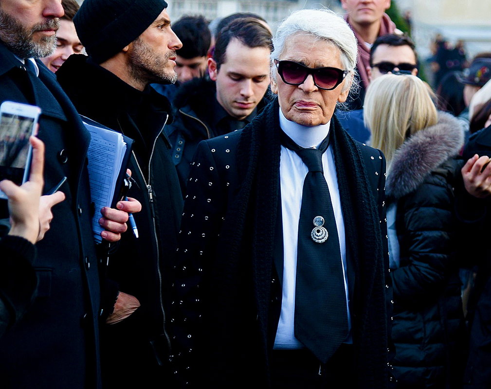 Karl Lagerfeld i fani