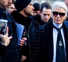 Karl Lagerfeld i fani