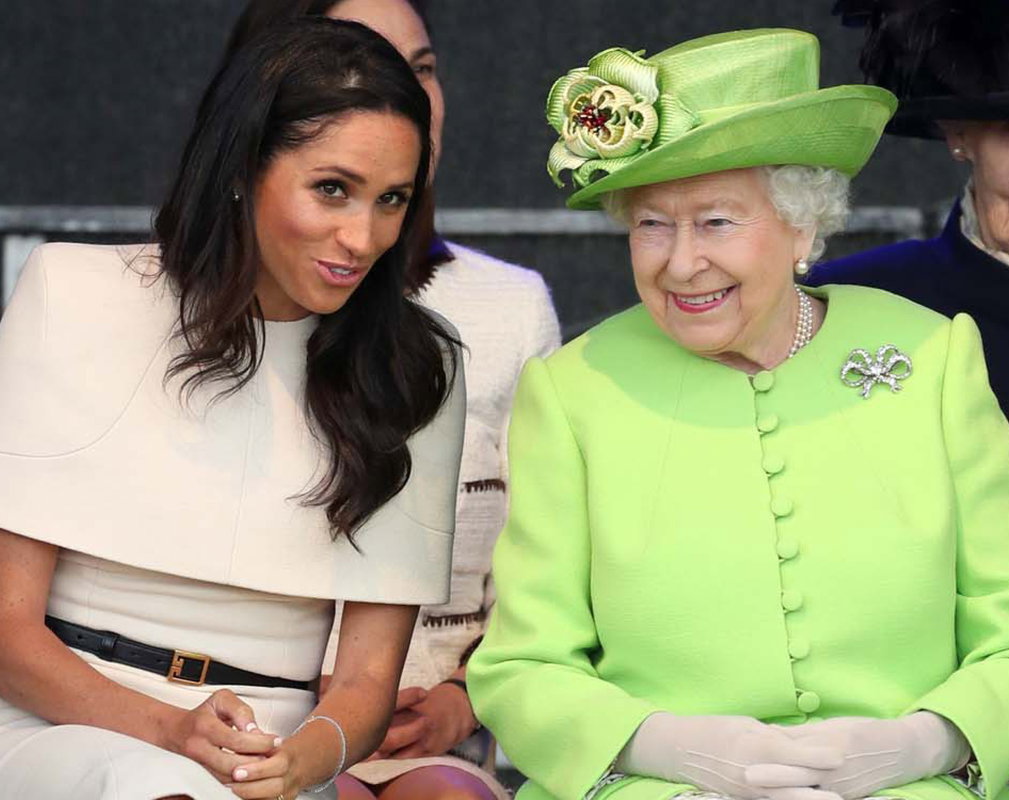 księżna Meghan i królowa Elżbieta II