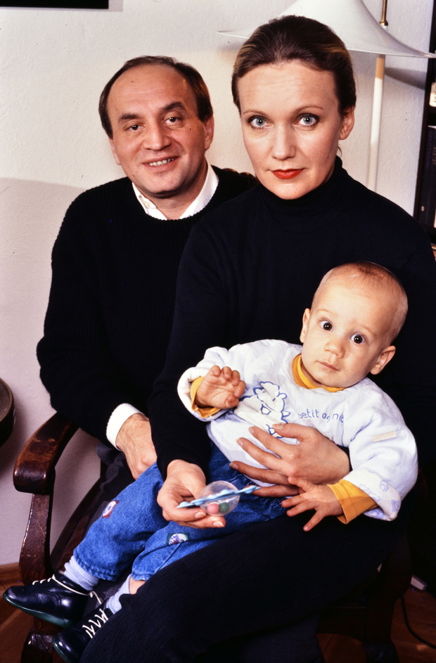 Maria Pakulnis, Krzysztof Zaleski i synek Jan