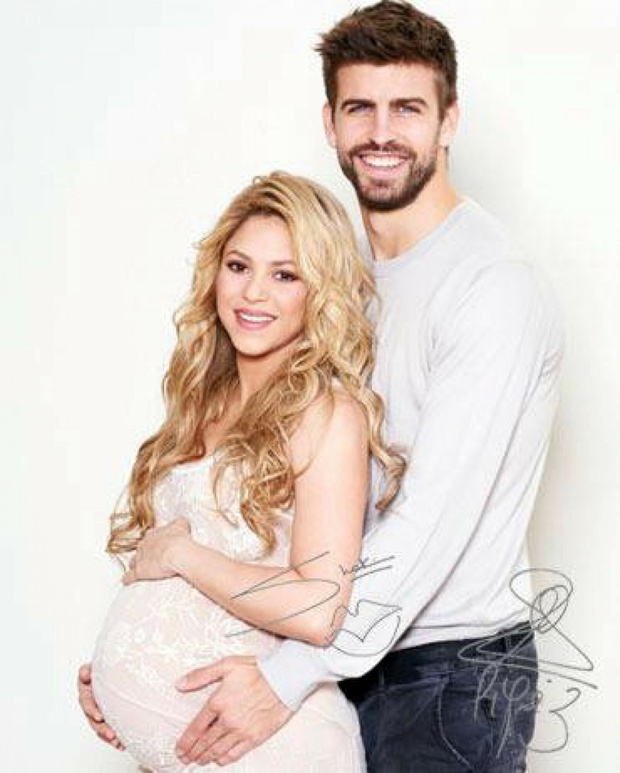 Sesja ci??arnej Shakiry i Gerarda Pique'a